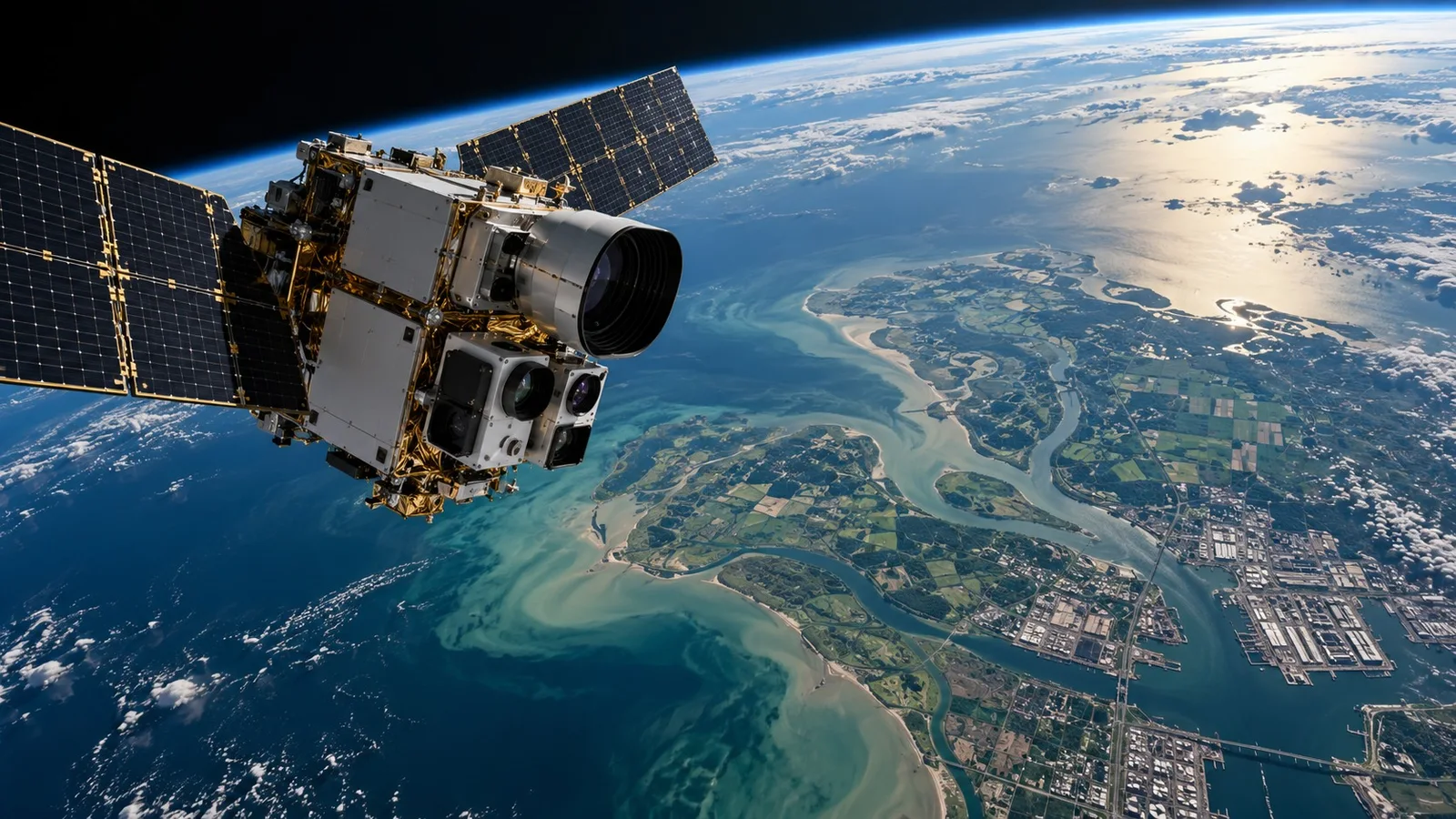 Earth observation & sensing — concept visualization