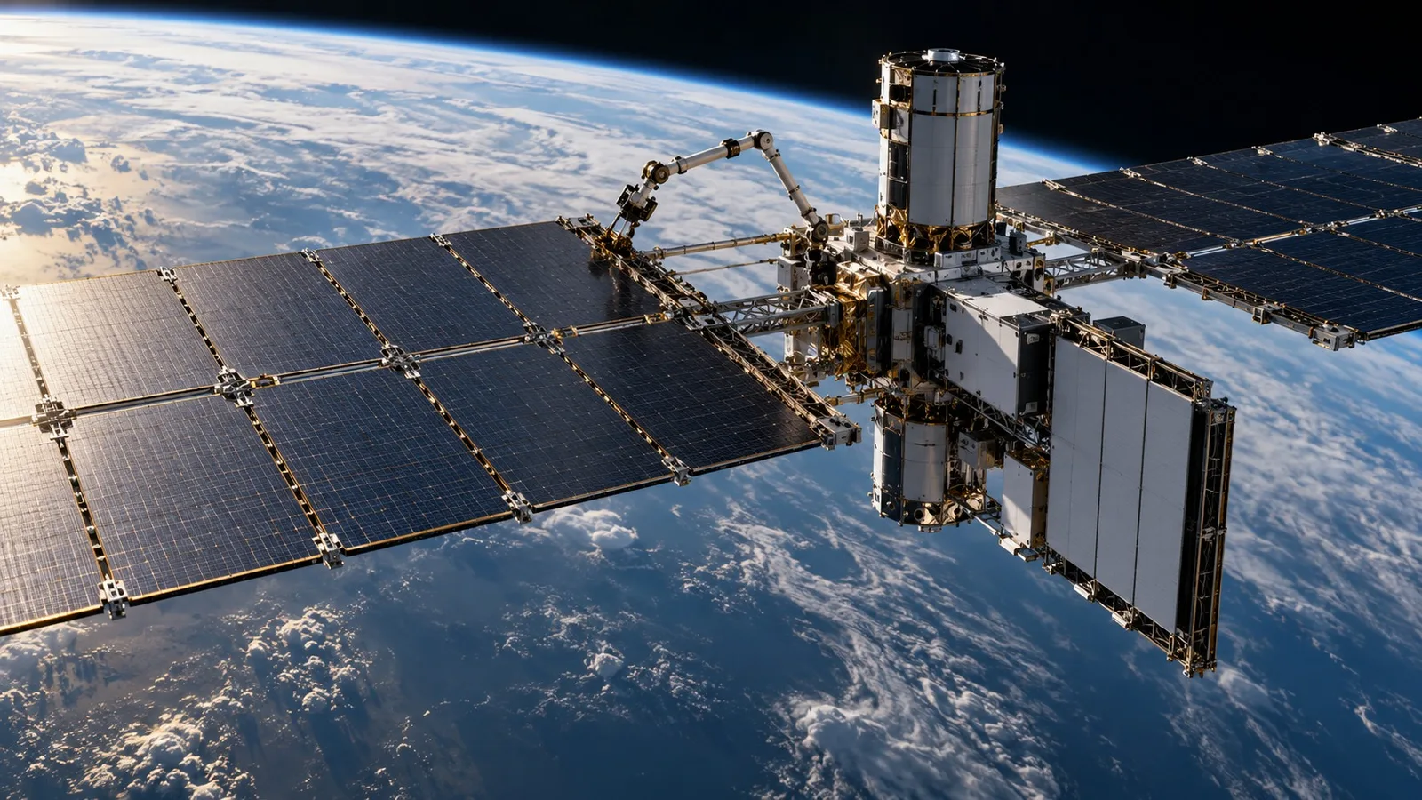Space power & large structures — concept visualization