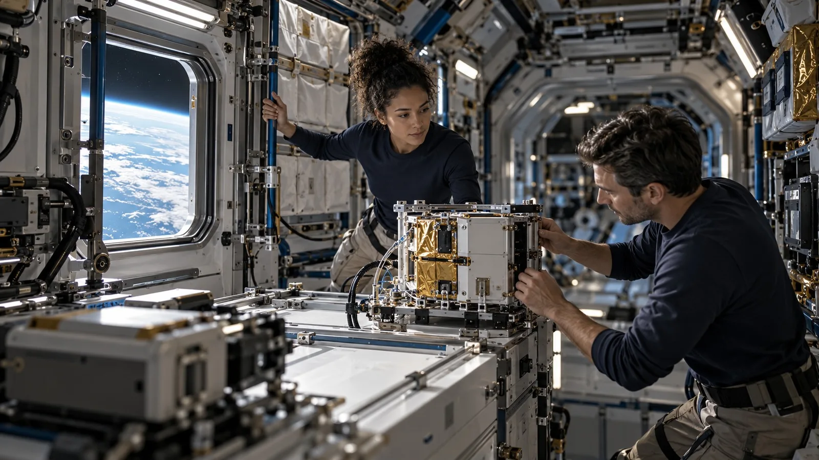 Stations habitats & life support — concept visualization